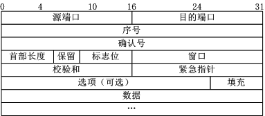 图1 TCP报文格式